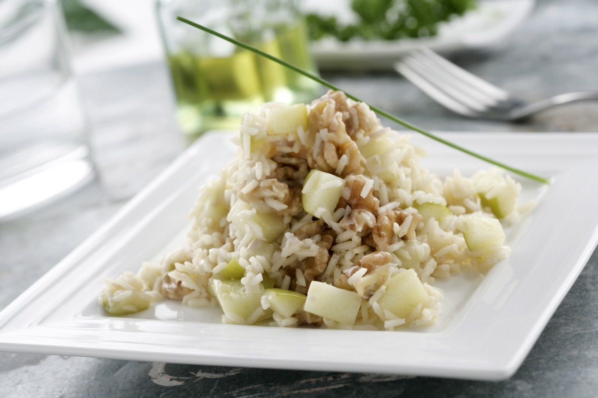 Arroz con manzana