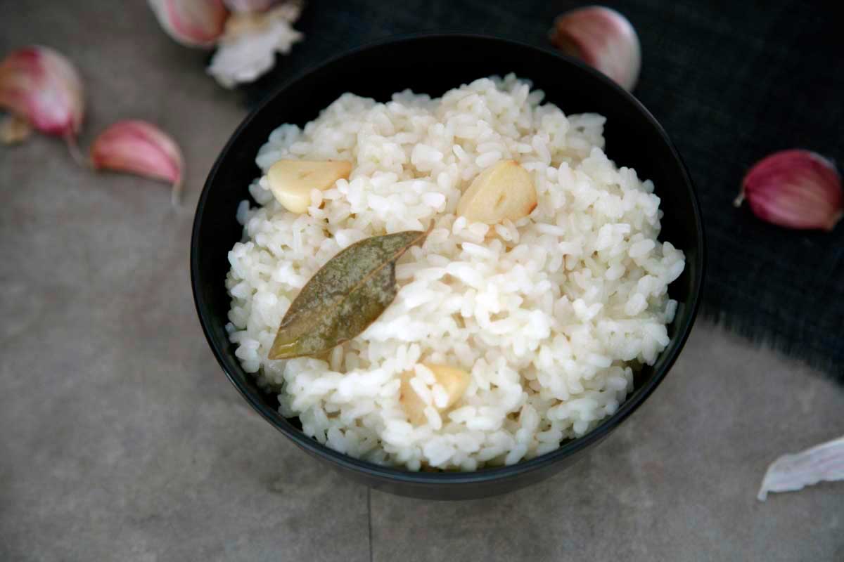 Descubrir 59+ imagen receta de arroz blanco con ajo
