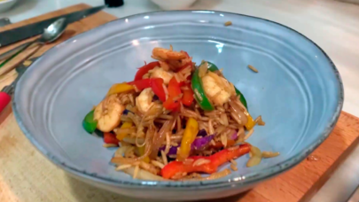 receta plato wok verduras
