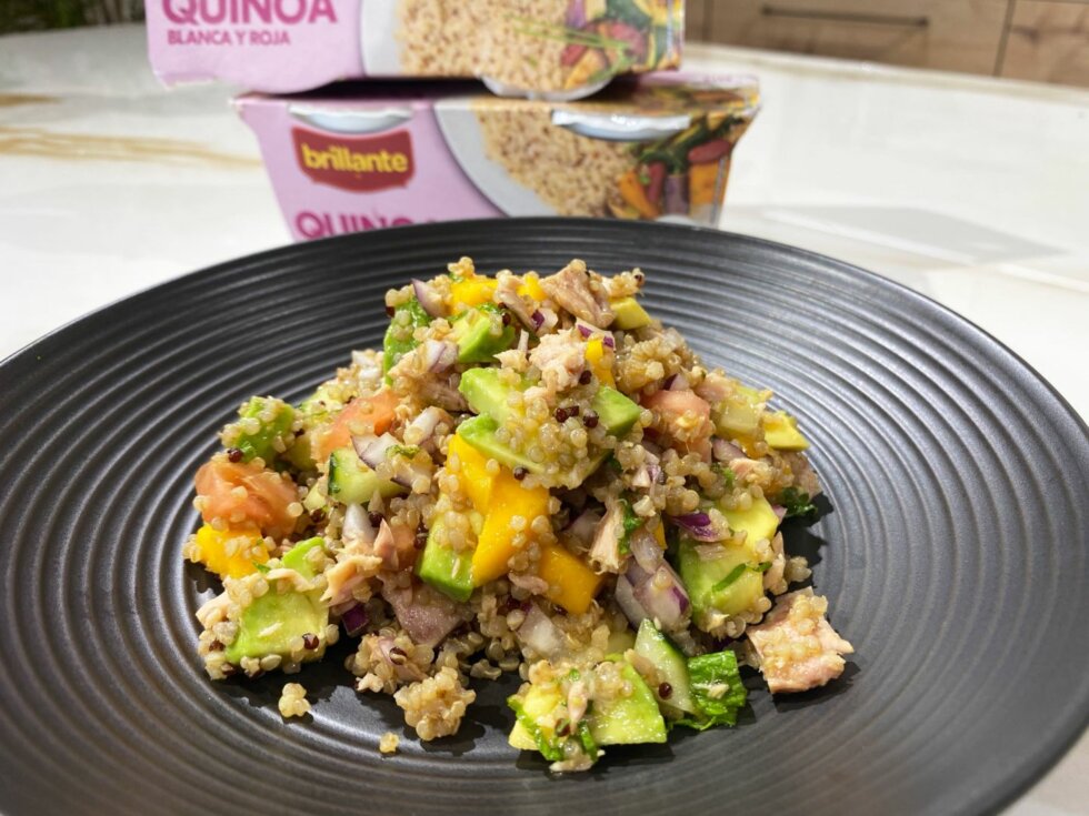 Receta De Ensalada De Quinoa Con Mango Aguacate Y Atún 9949