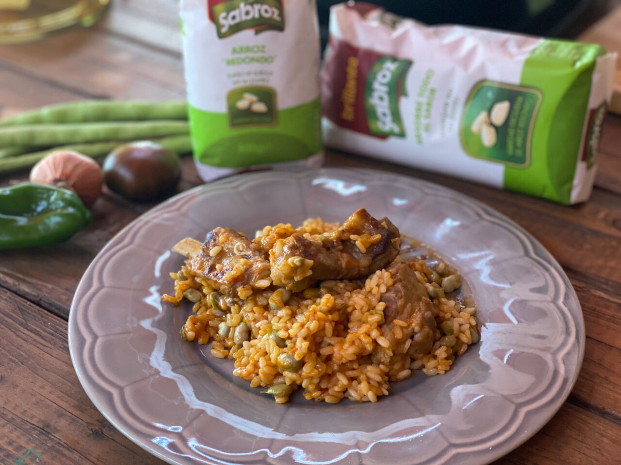 Arroz con costillas de cerdo