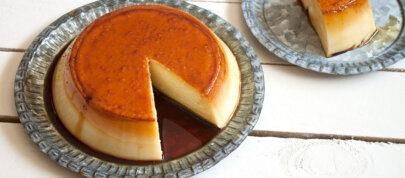 Flan de arroz con Thermomix