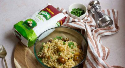 Arroz con castañas