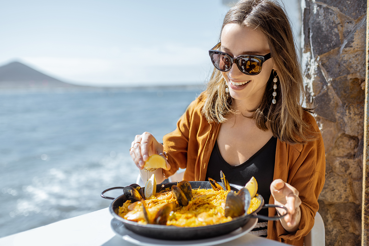 almuerzos de verano paella