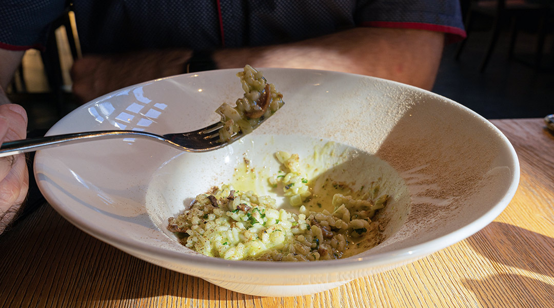 El papel del queso en el risotto