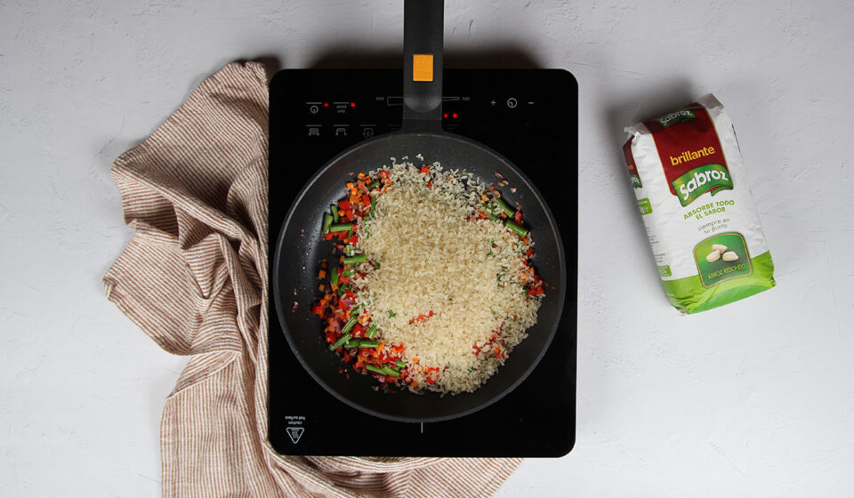 Arroz en Risotto de verduras