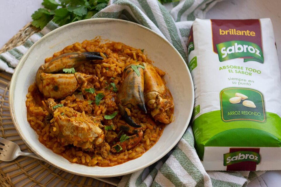 Receta de arroz con buey de mar