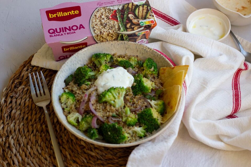 Receta de quinoa con brócoli