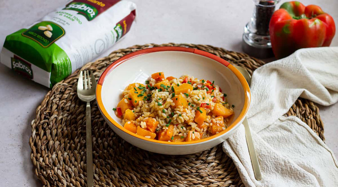 Arroz con calabaza