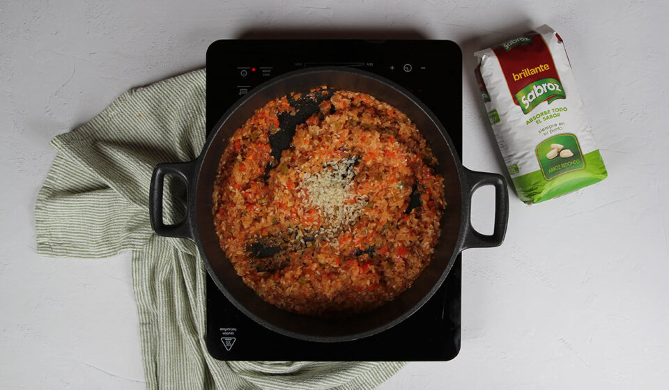 Arroz en arroz con navajas