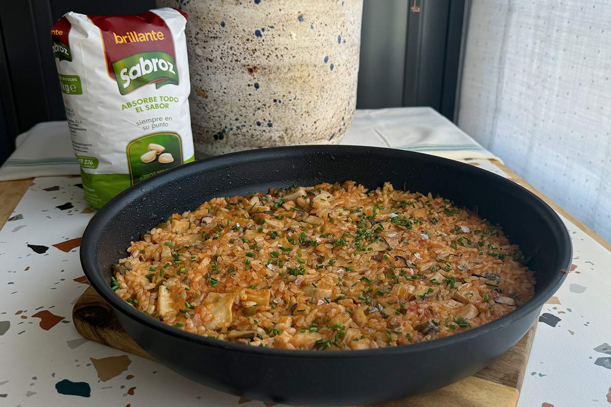 Arroz con boletus