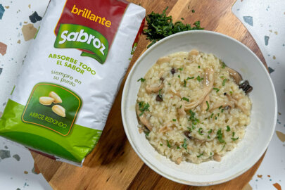 arroz con setas en thermomix