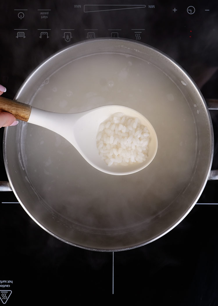 Cocer arroz para Etouffee